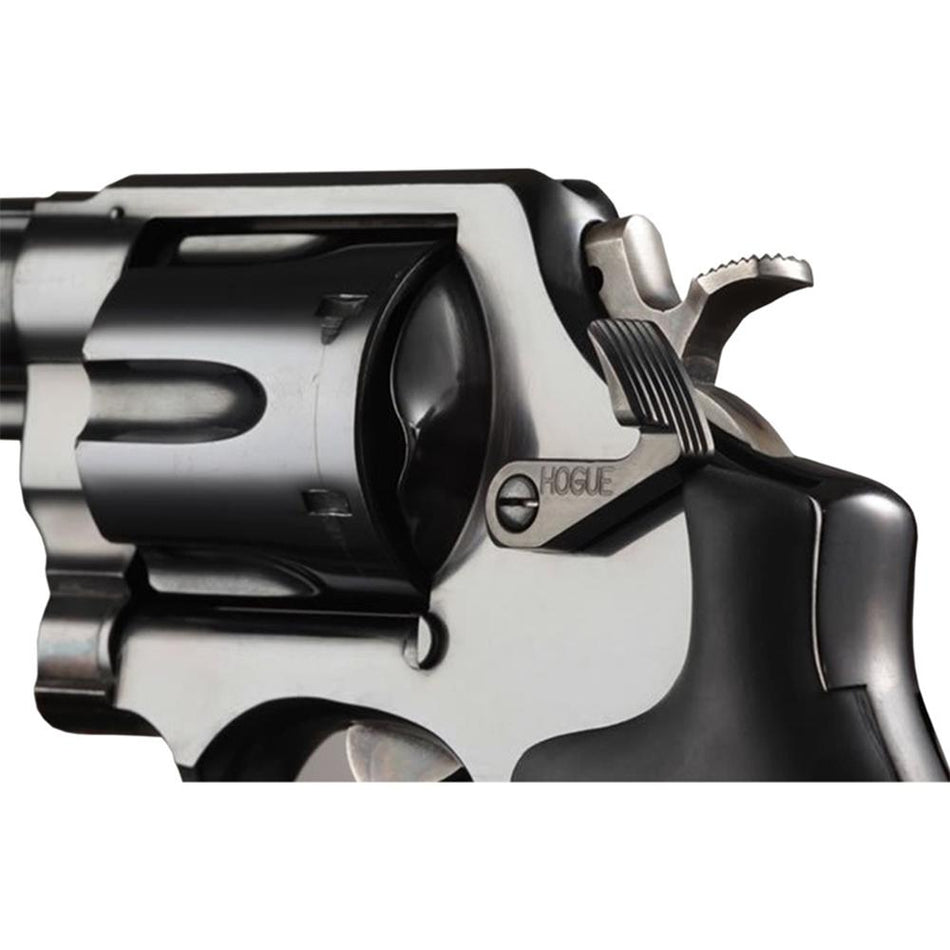Hogue Long Cylinder Release for S&W Revolvers Stainless Blued