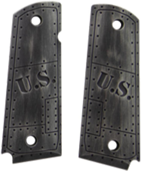 Hogue Extreme Series Aluminum 1911 Grip Panels U.S. Green Distressed