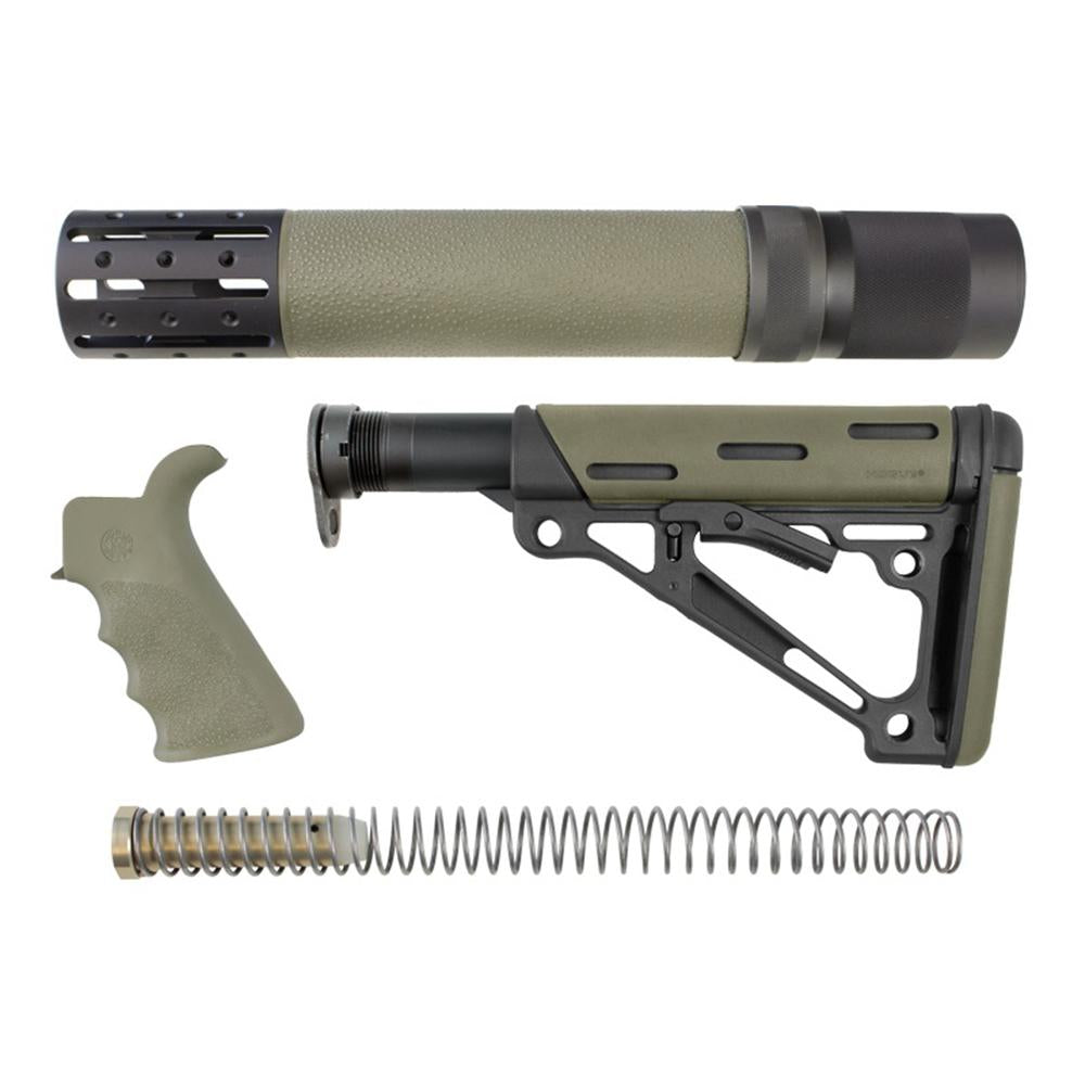 Hogue OD Green Overmolded AR-15/M-16 Stock Kit with Forend and Grip