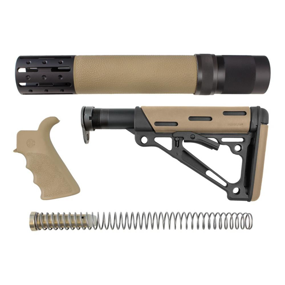 Hogue AR-15/M16 Kit Beavertail Grip Rifle Forend Buttstock Flat Dark Earth