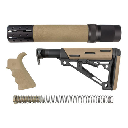 Hogue AR-15/M16 Kit Beavertail Grip Rifle Forend Buttstock Flat Dark Earth