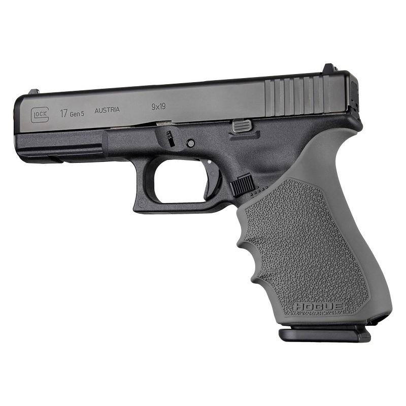 Hogue HandAll Beavertail Rubber Grip Sleeve for Glock 17 Gen 1 2 5 Slate Grey
