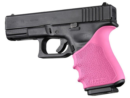 Hogue HandAll Beavertail Cobblestone Grip Sleeve Glock 19 23 32 38 Gen 3-4 Pink