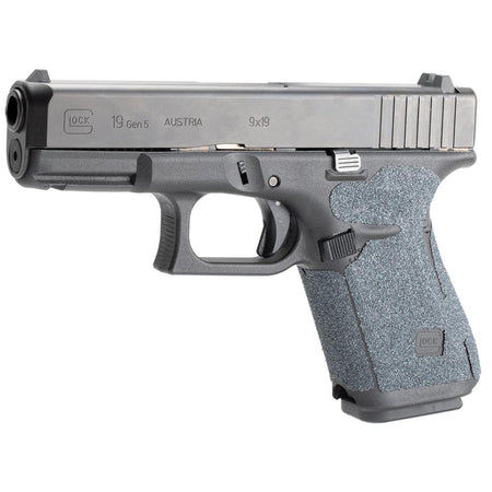 Glock Gen 5 Hogue Wrapter Grit Adhesive Grip - Black, Fits Models 19 19MOS 44