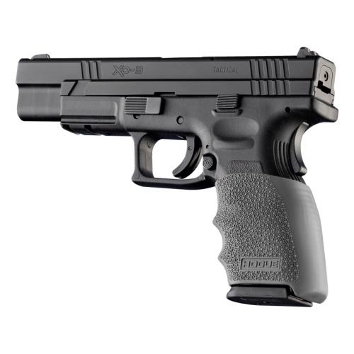 Hogue HandAll Hybrid Grip Sleeve for Springfield XD Full Size Pistol Slate Grey