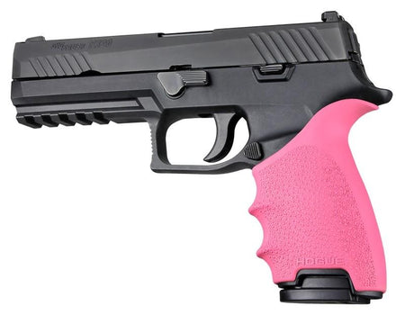 Hogue HandAll Beavertail Cobblestone Grip Sleeve Sig Sauer P320 Pink