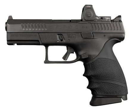 Hogue HandAll Beavertail CZ P-10 Compact 9mm Grip Sleeve Black