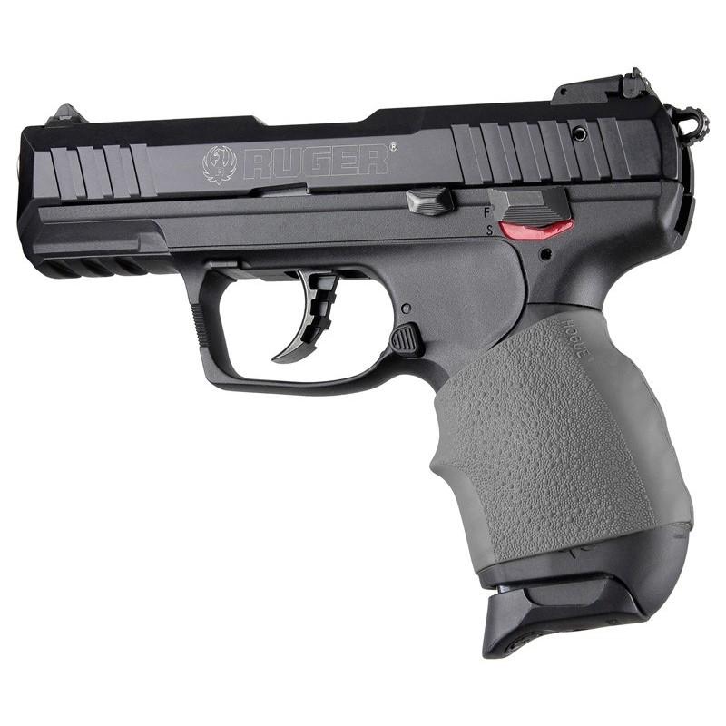 Hogue HandAll Jr. Slate Gray Rubber Grip Sleeve Small Size Handgun