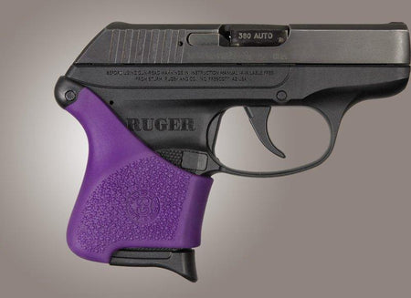 Hogue HandAll Hybrid Grip Sleeve, Purple, Fits Ruger LCP