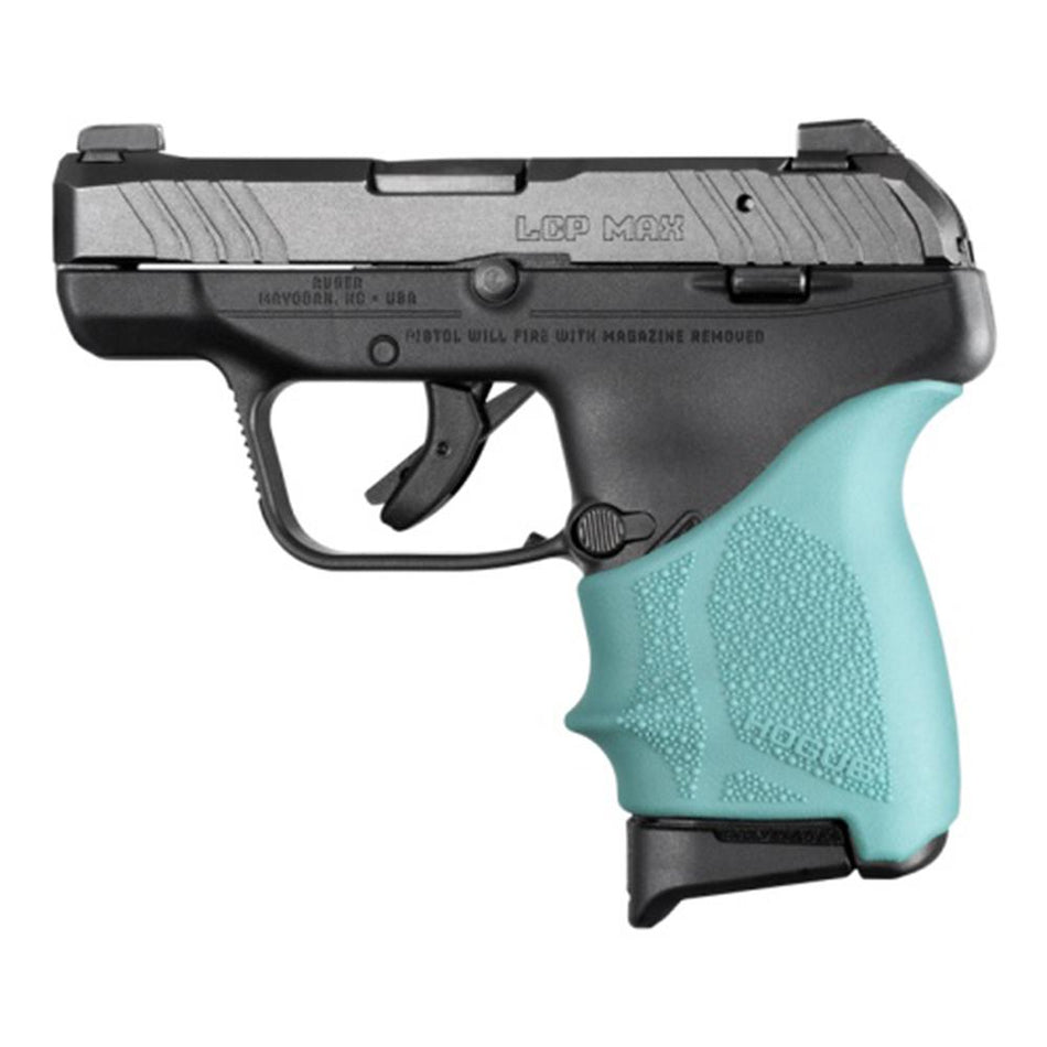 Hogue Beavertail HandAll Grip Sleeve Ruger LCP Max Aqua Color