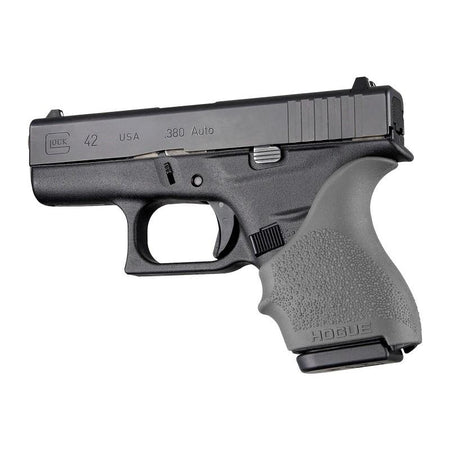 Hogue HandAll Slate Grey Beavertail Grip Sleeve - Glock 42/43