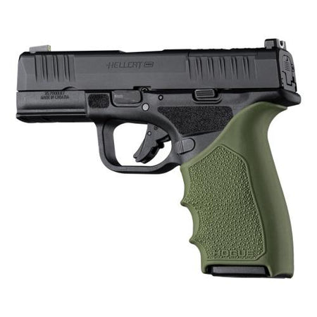 Hogue HandAll Beavertail Grip Sleeve for Hellcat Pro in OD Green