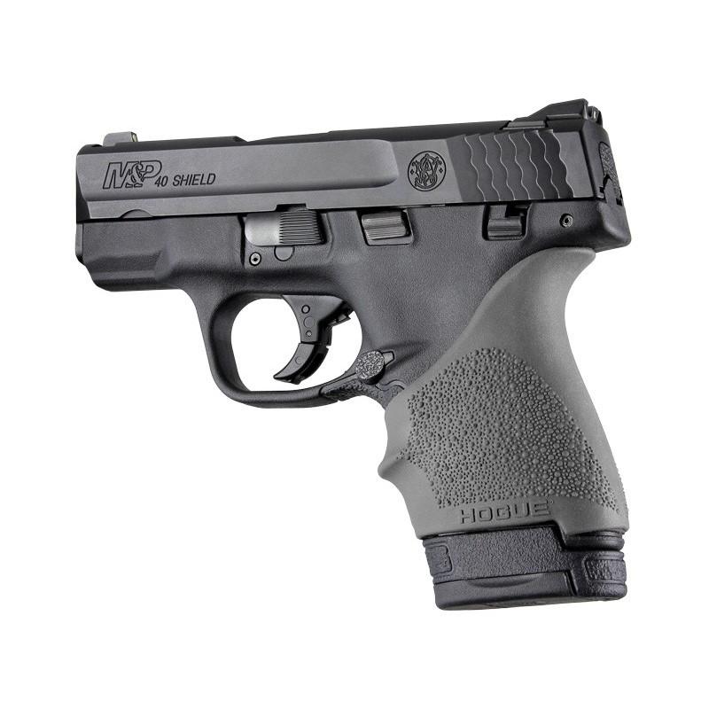 Hogue HandAll Beavertail Pistol Grip Sleeve S&W M&P Shield / Ruger LC9 Slate Grey Color