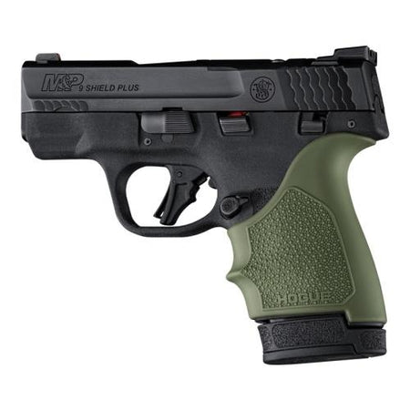 Hogue HandAll S&W M&P 9 Shield Plus Beavertail Grip Sleeve Olive Drab Green