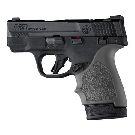 Hogue HandAll S&W M&P 9 Shield Plus Beavertail Grip Sleeve Slate Grey