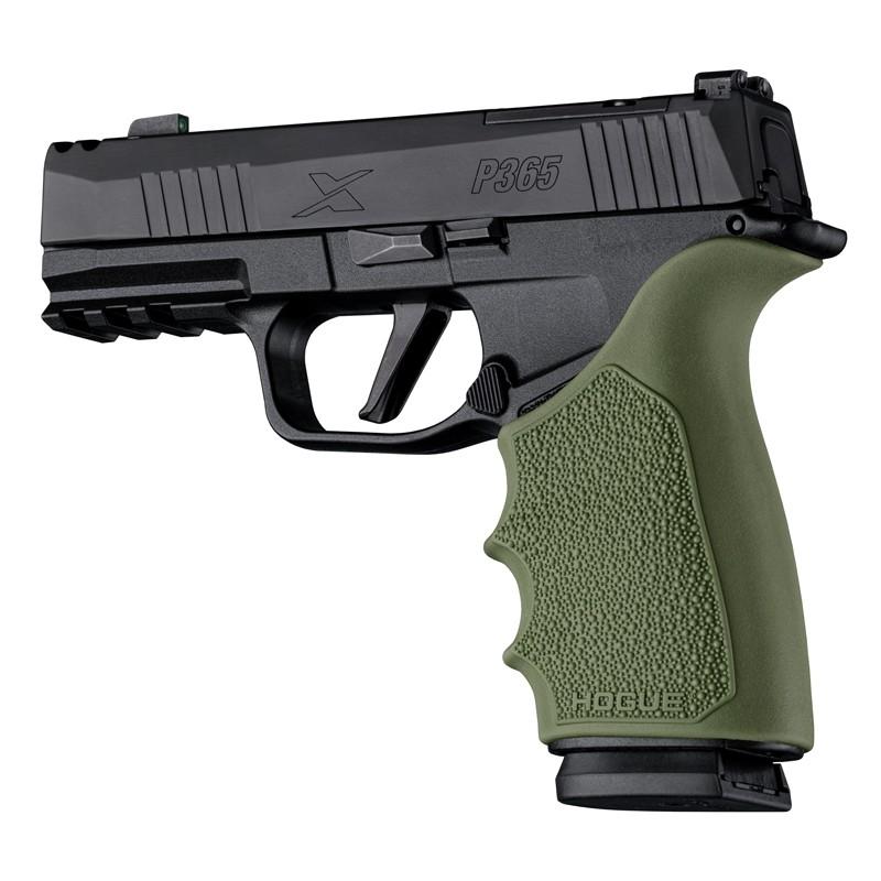 Hogue OD Green Beavertail HandAll Grip Sleeve for Sig Sauer P365 XMacro