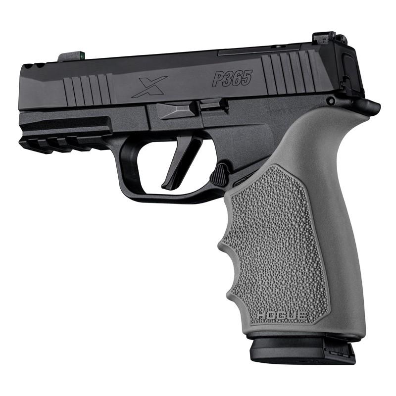 Hogue Slate Grey Beavertail HandAll Grip Sleeve for Sig P365 XMacro