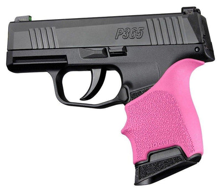 Hogue HandAll Beavertail Grip Sleeve Sig P365 Pink Color