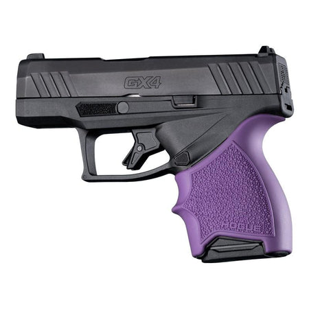Hogue HandAll Beavertail Handgun Grip for Taurus GX4 GX4XL - Purple Cobblestone Finish