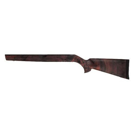 Hogue Ruger 10/22 Red Lava Rubber OverMolded Rifle Stock - Standard Barrel