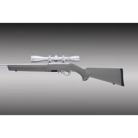 Hogue 10-22 Overmolded Stock Heavy Barrel .920" Channel - Slate Grey