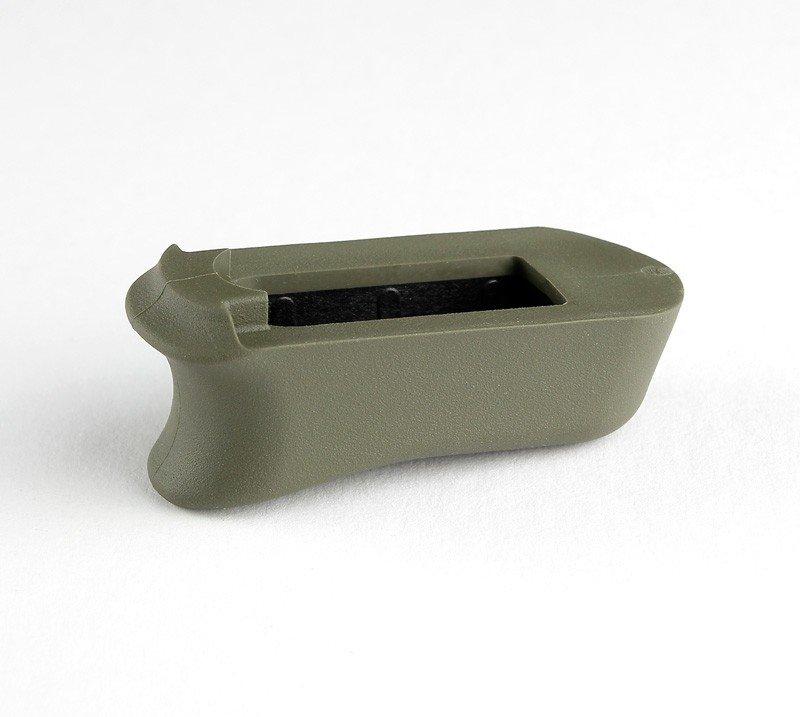 Extended Rubber Magazine Base Pad for Kimber Micro 9 OD Green