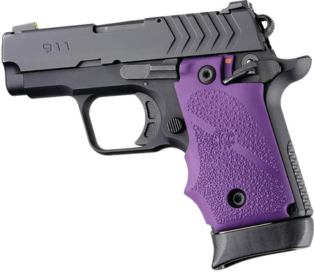 Hogue Springfield Armory 911 .380 Ambidextrous Safety Grip Purple