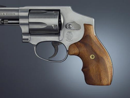 Hogue Goncalo Alves Bantam Grip for Smith & Wesson J Frame Round Butt