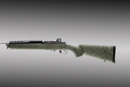 Hogue Ruger Mini-14/30 Rubber OverMolded Stock - Post 180 S/N Ghillie Green