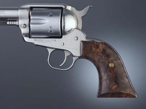 Hogue Classic Cowboy Action Walnut Wood Grips for Ruger Blackhawk/Vaquero