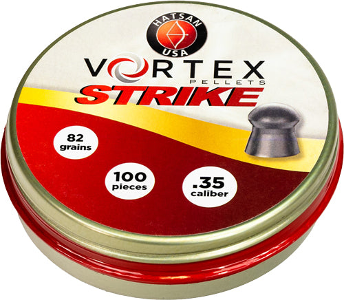 Hatsan Vortex Strike Air Pellets .35 Cal 81.02 Grain 100 Per Tin