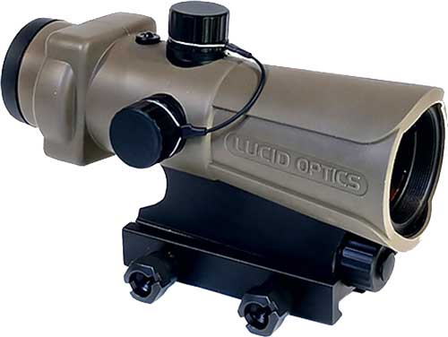 Lucid Optics HD7 Gen 3 Red Dot Sight 34mm 2MOA Dot Tan