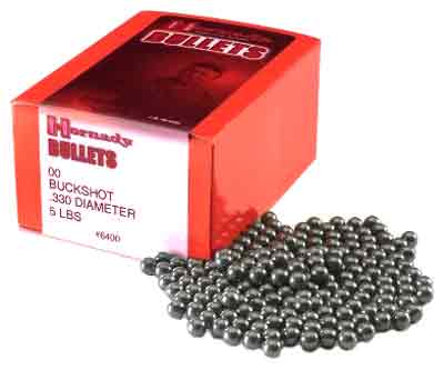Hornady Lead 00 Buckshot .330" Diameter 5 lb Box