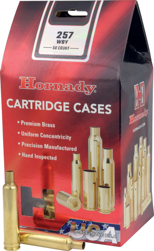 Hornady Unprimed Brass Cases .257 Wby Mag 50-Pack