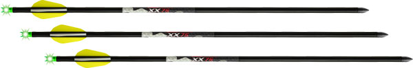 Wicked Ridge XX75 20-Inch Aluminum Crossbow Bolts Alpha Brite 3 Count