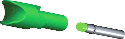 TenPoint Crossbow Alpha-Brite Lighted Nock .297" Green 3-Pack