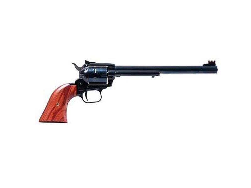Heritage Mfg RR22MB9AS Rough Rider 22 LR/22 WMR 6 Shot, 9" Black Steel Barrel, Black Zinc Alloy Frame, Black Cylinder Cocobolo Grip, Hammer/Thumb Safety, Exposed Hammer