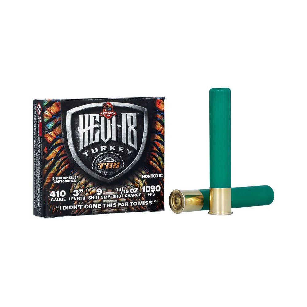 HEVI-Shot HS1009 HEVI-18 TSS Turkey .410 Bore 3 13/16oz #9 1090 fps