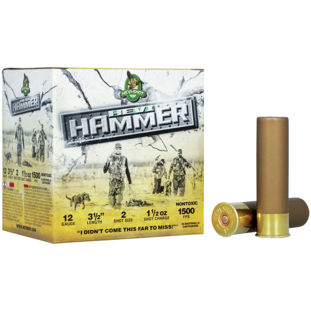 HEVI-Shot HS28302 HEVI-Hammer Waterfowl 12 Gauge 3-1/2 1-1/2oz #2
