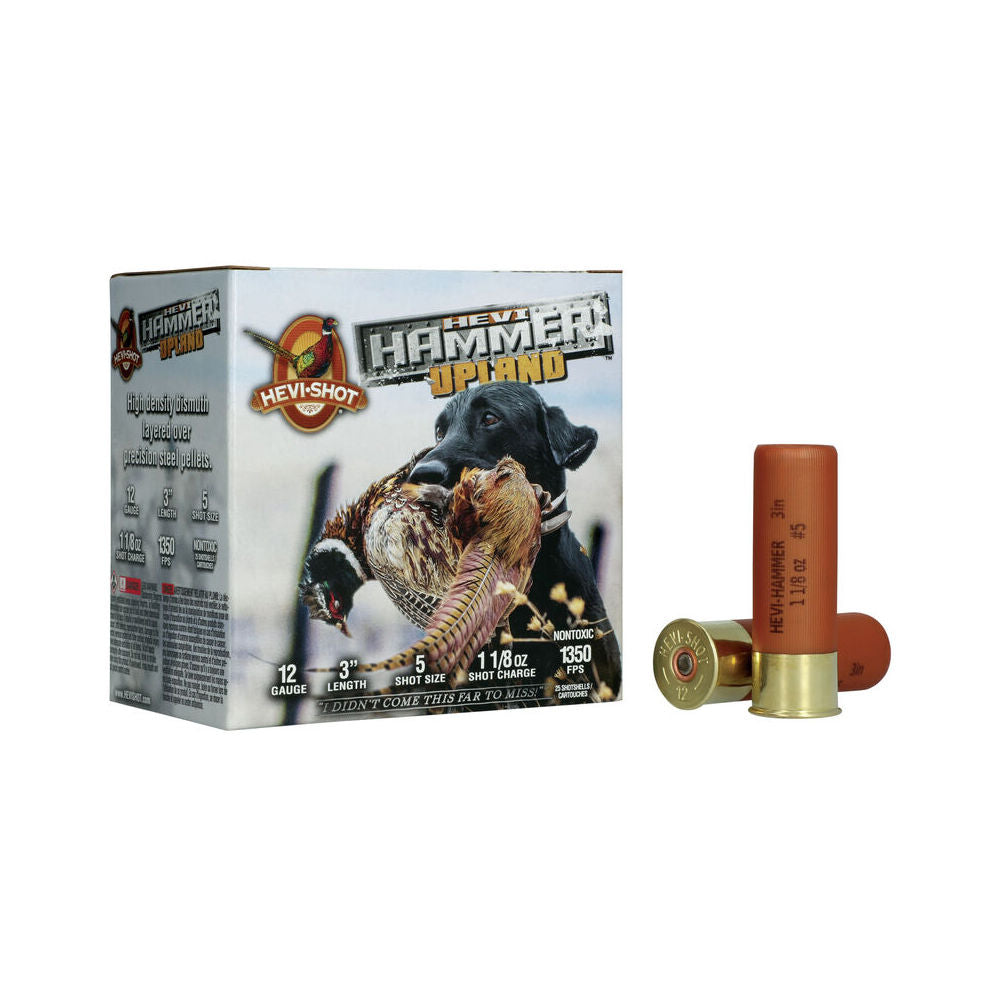 HEVI-Shot HS29125 HEVI-Hammer Upland 12 Gauge 3 1-1/8oz #5 1350 fps