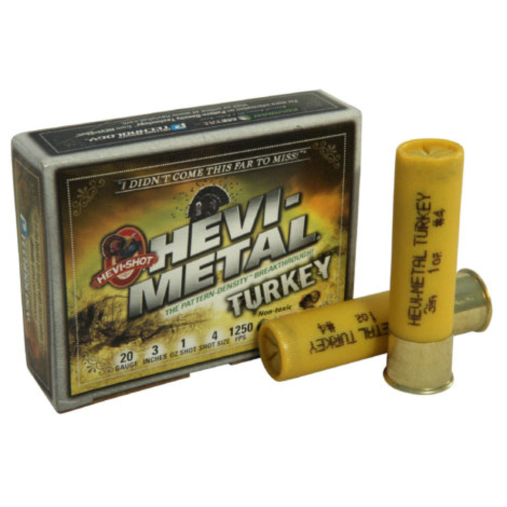 HEVI-Shot HEVI-Metal Turkey Shotgun Ammo 20 Gauge 3 in 1 oz #4 / 5