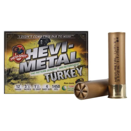 HEVI-Shot HS33345 HEVI-Metal Turkey 12 Gauge 3-1/2 1-1/2oz #4/6 1450 fps