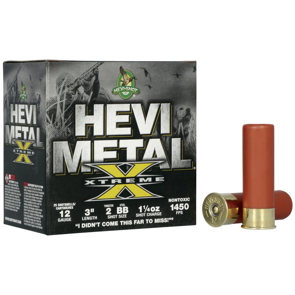 HEVI-Shot HS38188 HEVI-Metal Extreme 12 Gauge 3 1-1/4oz #2 1450 fps