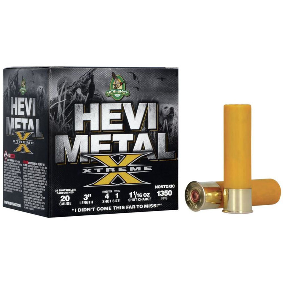HEVI-Shot HS39202 HEVI-Metal Extreme 20 Gauge 3 1-1/16oz #4/1 1350 fps