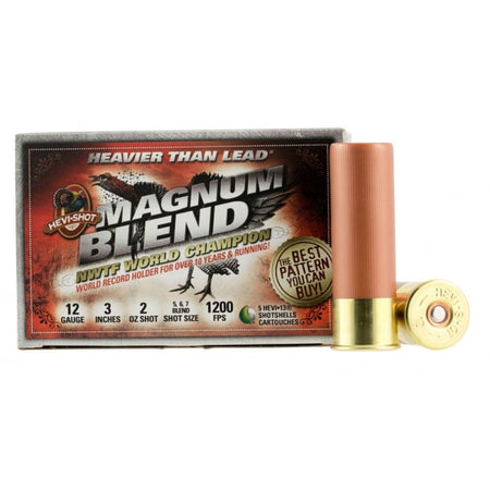 HEVI-Shot HS41255 Magnum Blend Turkey 12 Gauge 3 2oz #5/6/7 1200 fps