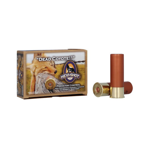 HEVI-Shot Dead Coyote Varmint Shotgun Ammo 12 Gauge 3 in 1-3/8 oz 00 Buck