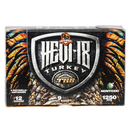 HEVI-Shot HS4509 HEVI-18 TSS Turkey 12 Gauge 3-1/2 21/4oz #9 1250 fps