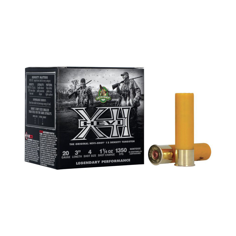HEVI-Shot HS53204 HEVI-XII Waterfowl 20 Gauge 3 1-1/4oz #4 1350 fps