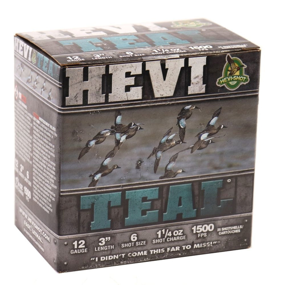 HEVI-Shot HS62006 HEVI-Teal Waterfowl 20 Gauge 3 7/8oz #6 1400 fps