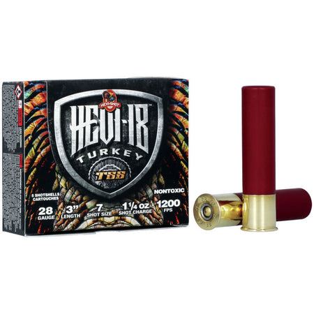HEVI-Shot HS7287 HEVI-18 TSS Turkey 28 Gauge 3 1-1/4oz #7 1200 fps